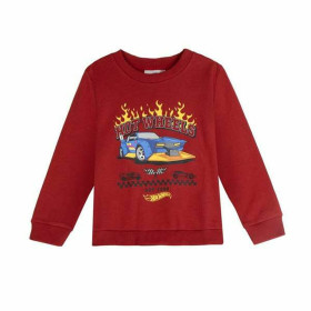 Children’s Sweatshirt without Hood Hot Wheels Red