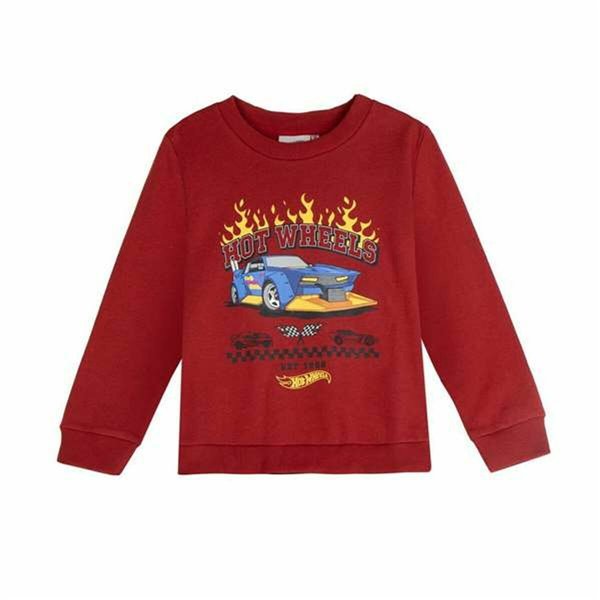 Children’s Sweatshirt without Hood Hot Wheels Red