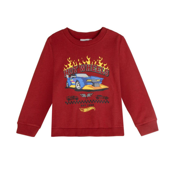 Children’s Sweatshirt without Hood Hot Wheels Red