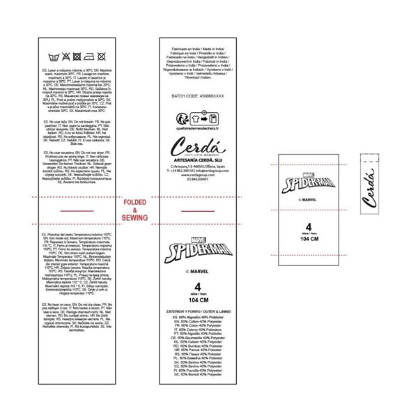 Children’s Hoodie Spider-Man Blue