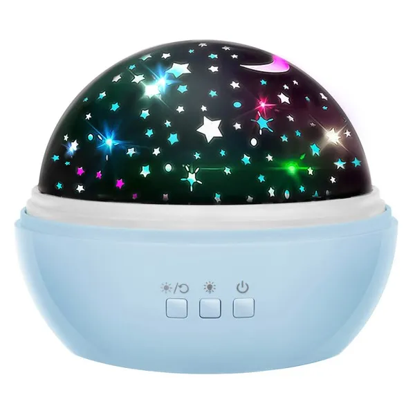 Night light with projector - blue LP16858