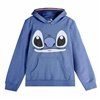 Hooded Sweatshirt for Girls Stitch Blue
