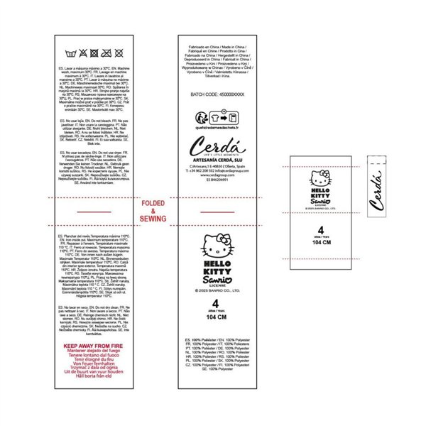 Children's Pyjama Hello Kitty White