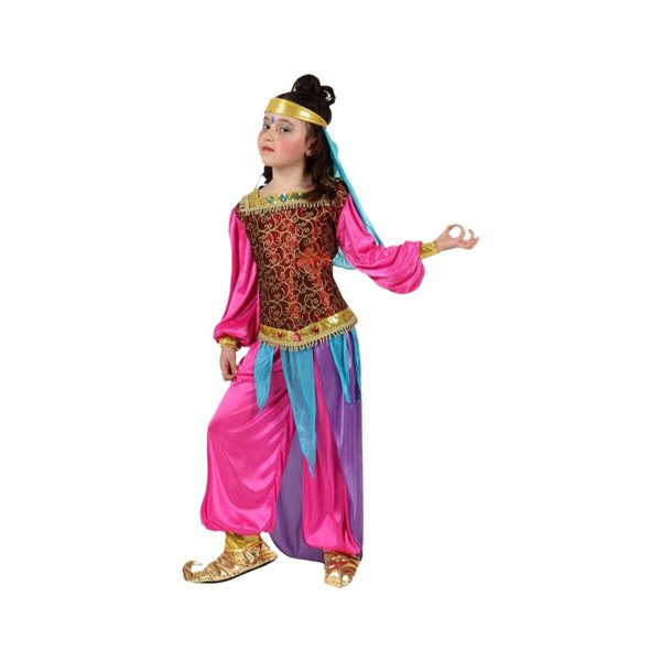 Costume for Children Th3 Party Multicolour Arab Princess (3 Pieces)