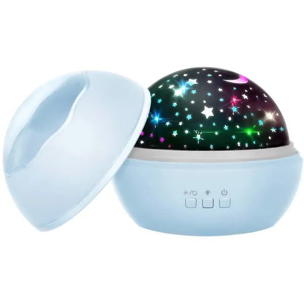 Night light with projector - blue LP16858
