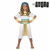 Costume for Children Th3 Party Egyptian King White (6 Pieces)