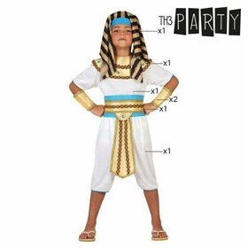Costume for Children Th3 Party Egyptian King White (6 Pieces)