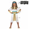 Costume for Children Th3 Party Egyptian King White (6 Pieces)