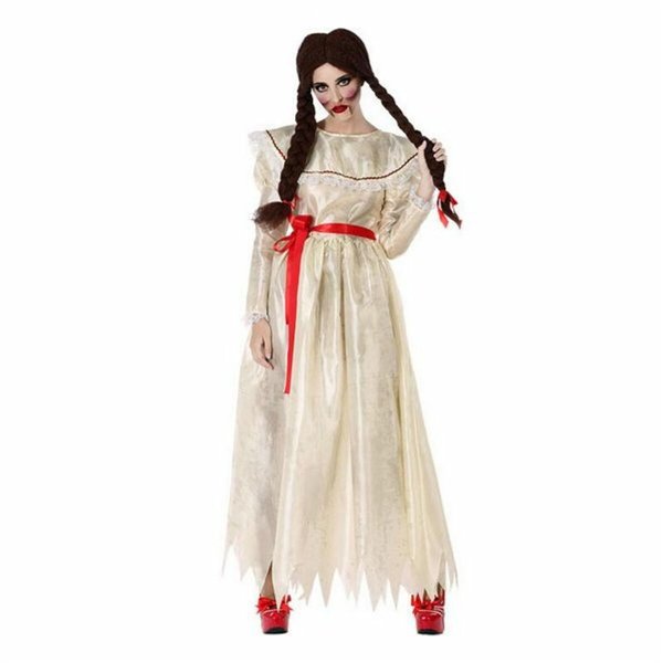 Costume for Adults Possessed girl White (1 Pcs)