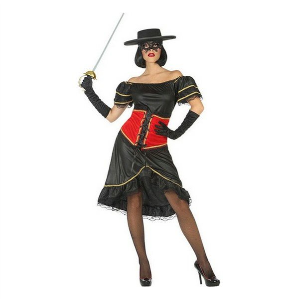 Costume for Adults Black Superhero (1 Unit)