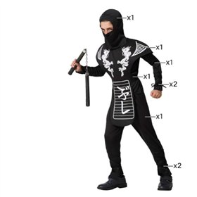 Costume for Children Multicolour Ninja