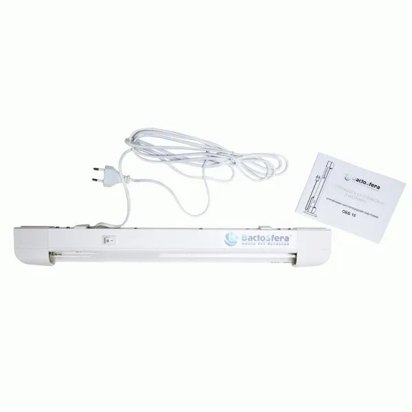 Бактерицидная лампа BactoSfera до 20 метров кв. OBB 15S / ozone free / Настенный, стационарный / 4820174301132
