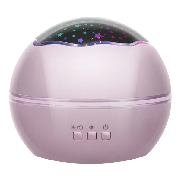 Night light with projector - pink LP16859