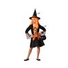 Costume for Children Orange Witch Halloween