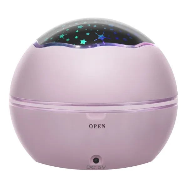 Night light with projector - pink LP16859