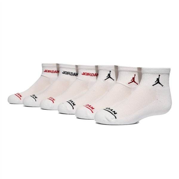 Sock pack Jordan JHB JORDAN LEGEND ANKLE BJ0342 001 White Children's 6 Pieces