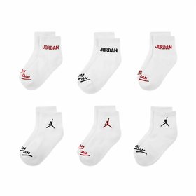 Sock pack Jordan JHB JORDAN LEGEND ANKLE BJ0342 001 White Children's 6 Pieces