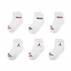 Sock pack Jordan JHB JORDAN LEGEND ANKLE BJ0342 001 White Children's 6 Pieces