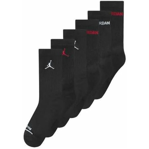 Sports Socks Jordan JHB JORDAN LEGEND CREW 6PK BJ0343 023 Black Children's 6 Units