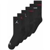Sports Socks Jordan JHB JORDAN LEGEND CREW 6PK BJ0343 023 Black Children's 6 Units