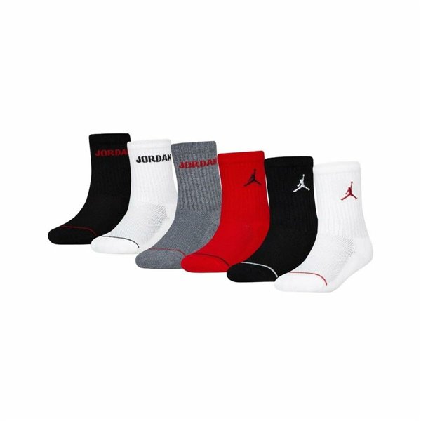 Sock pack Jordan JHB JORDAN LEGEND ANKLE BJ0342 RK2 Black Multicolour Children's 6 Pieces