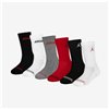 Sock pack Jordan JHB JORDAN LEGEND ANKLE BJ0342 RK2 Black Multicolour Children's 6 Pieces