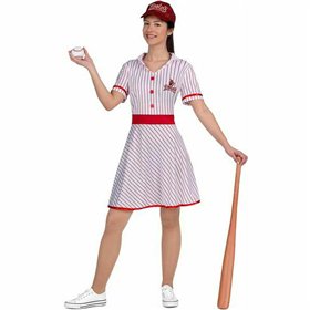 Costume for Adults My Other Me Baseball Vintage Red