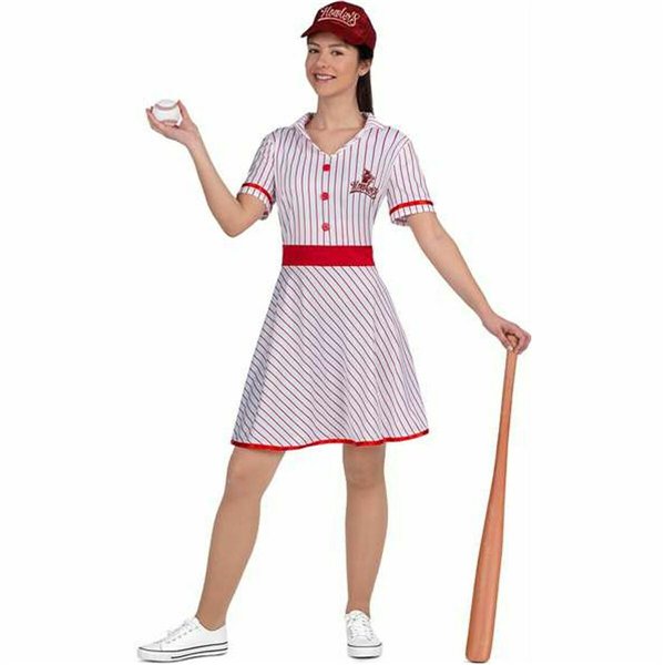 Costume for Adults My Other Me Baseball Vintage Red