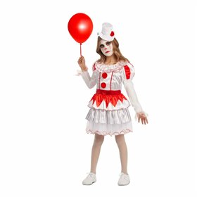 Costume for Children My Other Me Evil Female Clown 2 Pieces