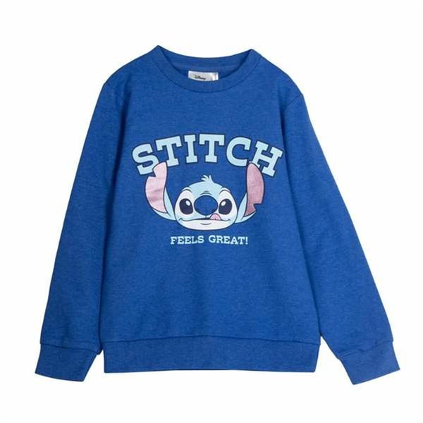 Sweatshirt without Hood Stitch Dark blue