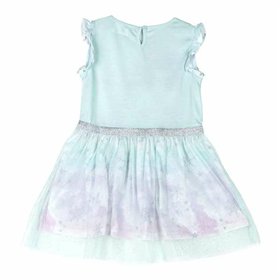 Dress Frozen Turquoise Girl