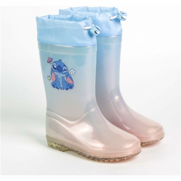 Children's Water Boots Stitch Light Blue