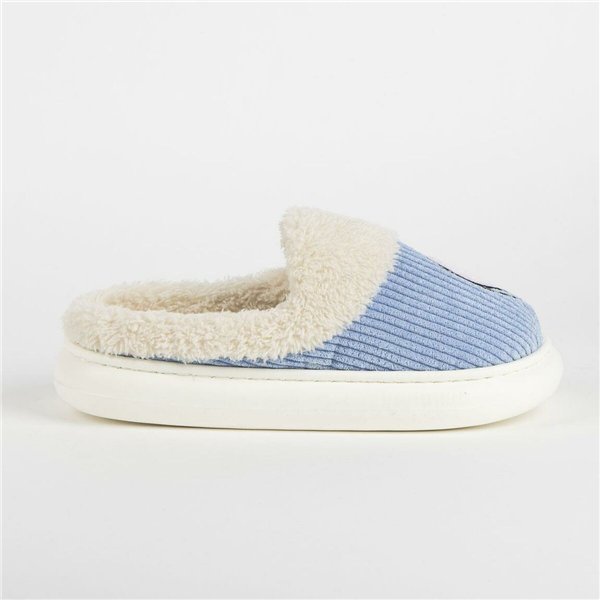 House Slippers Stitch Blue