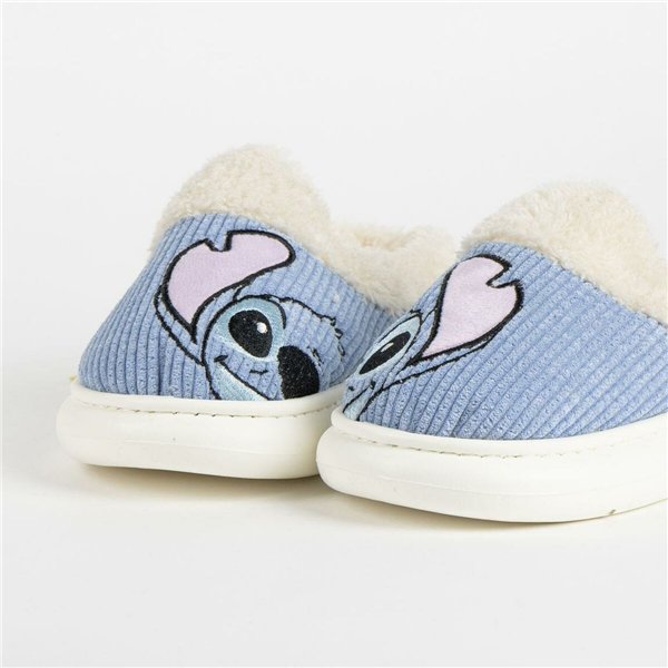 House Slippers Stitch Blue