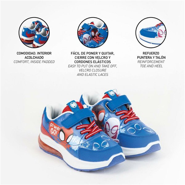 LED Trainers Spidey Blue