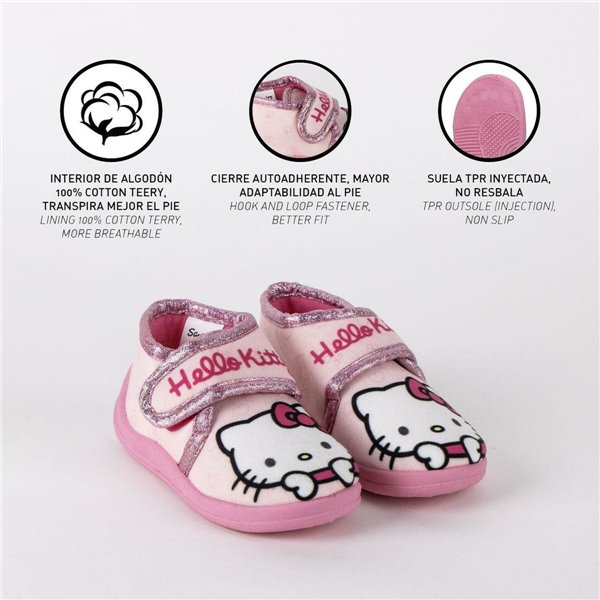 House Slippers Hello Kitty Pink