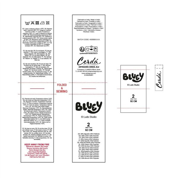 Children's Pyjama Bluey Beige