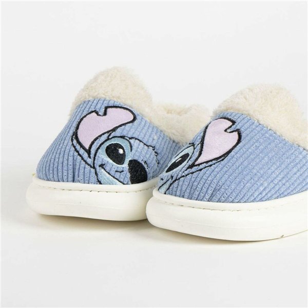 House Slippers Stitch Blue