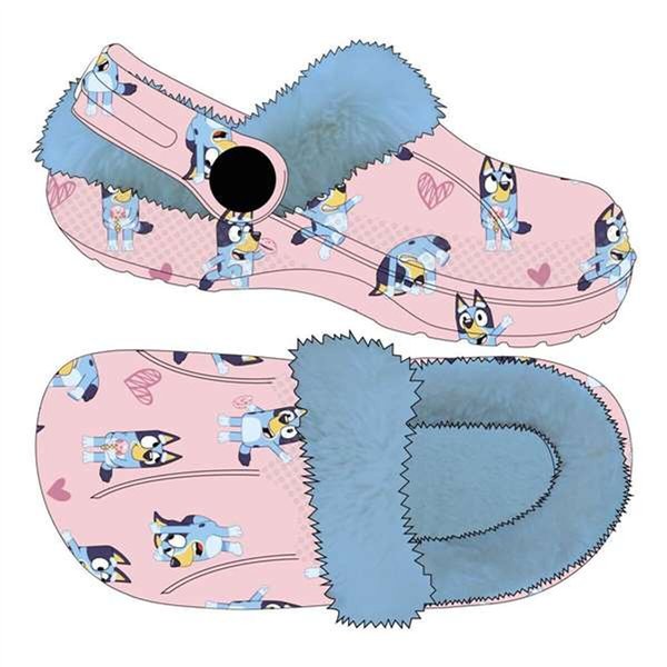 House Slippers Bluey Pink