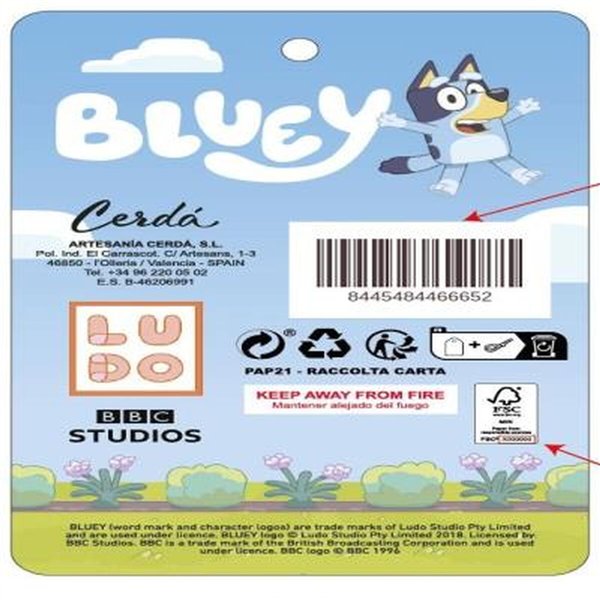 Socks Bluey Multicolour