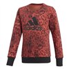 Hoodless Sweatshirt for Girls Adidas YG Crew Red