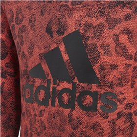 Hoodless Sweatshirt for Girls Adidas YG Crew Red