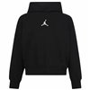 Hooded Sweatshirt for Girls Jordan Icon Play White Black