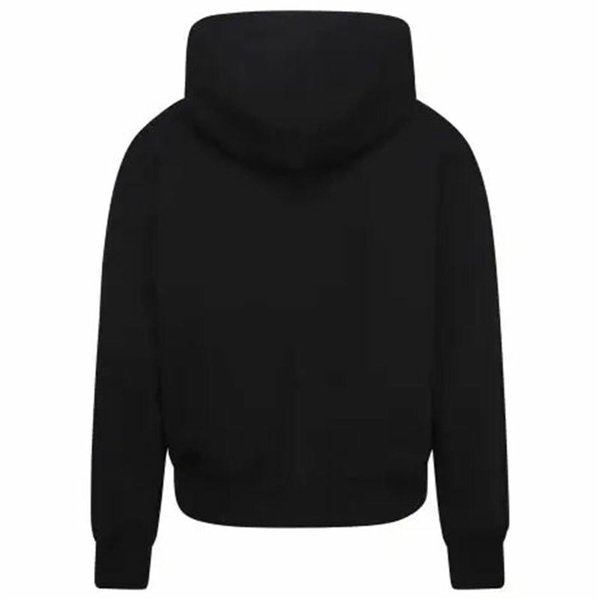 Hooded Sweatshirt for Girls Jordan Icon Play White Black