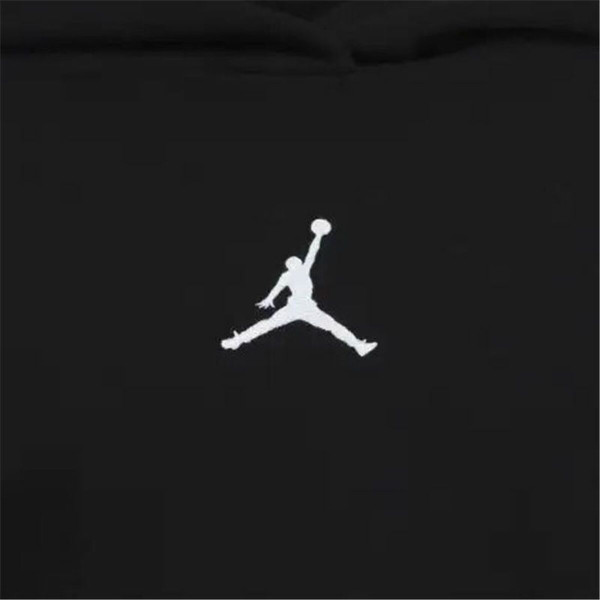 Hooded Sweatshirt for Girls Jordan Icon Play White Black
