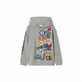 Children’s Hoodie Name It Light grey
