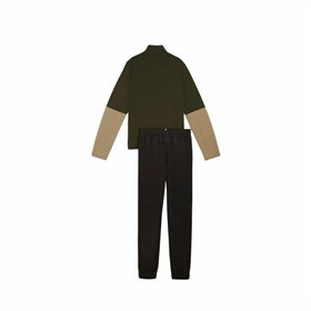 Children’s Tracksuit Puma Colorblock Poly Suit Khaki Olive