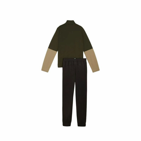 Children’s Tracksuit Puma Colorblock Poly Suit Khaki Olive