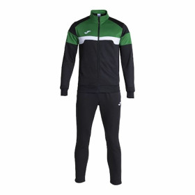 Children’s Tracksuit Joma Sport Danubio III Black Green 2 Pieces