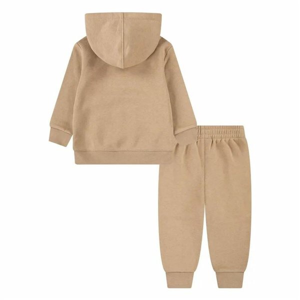 Sports Outfit for Baby Jordan Brooklyn Fleece Po Set Brown 2 Pieces
